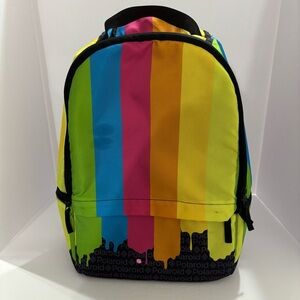 Polaroid color drip laptop backpack